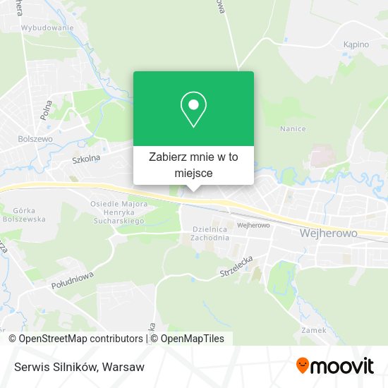 Mapa Serwis Silników