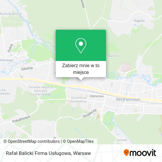 Mapa Rafał Balicki Firma Usługowa