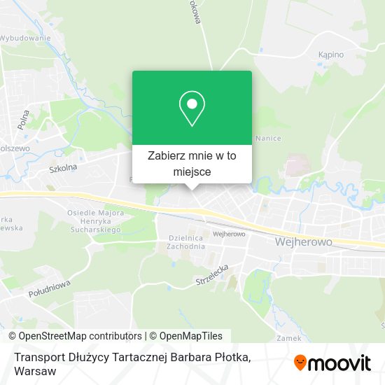 Mapa Transport Dłużycy Tartacznej Barbara Płotka