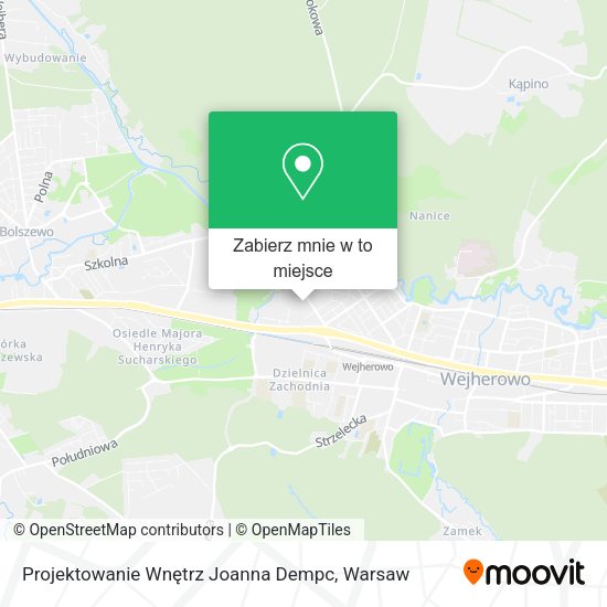 Mapa Projektowanie Wnętrz Joanna Dempc