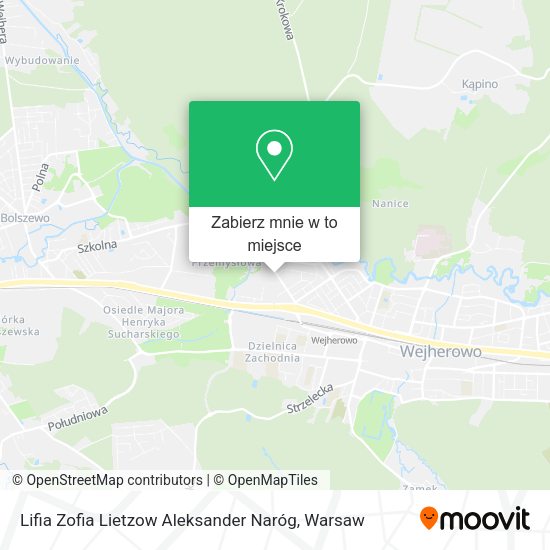 Mapa Lifia Zofia Lietzow Aleksander Naróg