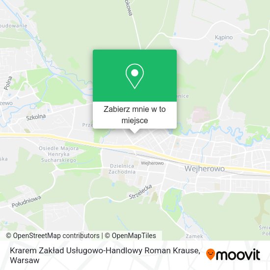 Mapa Krarem Zakład Usługowo-Handlowy Roman Krause