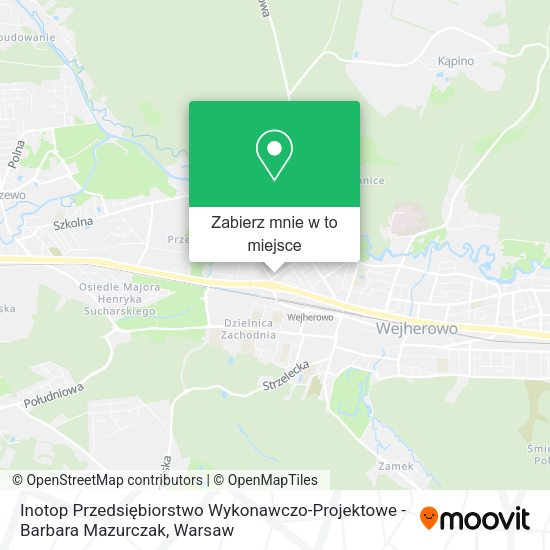 Mapa Inotop Przedsiębiorstwo Wykonawczo-Projektowe - Barbara Mazurczak