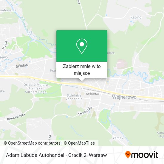 Mapa Adam Labuda Autohandel - Gracik 2