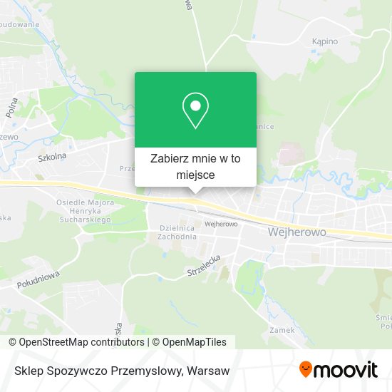 Mapa Sklep Spozywczo Przemyslowy