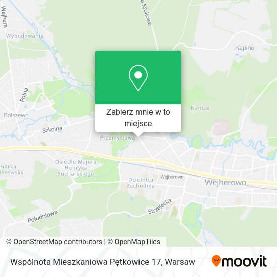 Mapa Wspólnota Mieszkaniowa Pętkowice 17