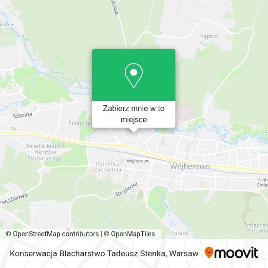 Mapa Konserwacja Blacharstwo Tadeusz Stenka