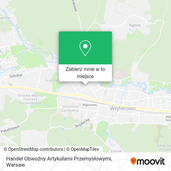 Mapa Handel Obwoźny Artykułami Przemysłowymi