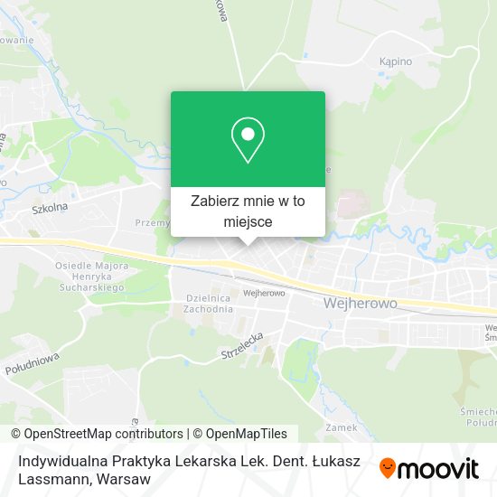 Mapa Indywidualna Praktyka Lekarska Lek. Dent. Łukasz Lassmann