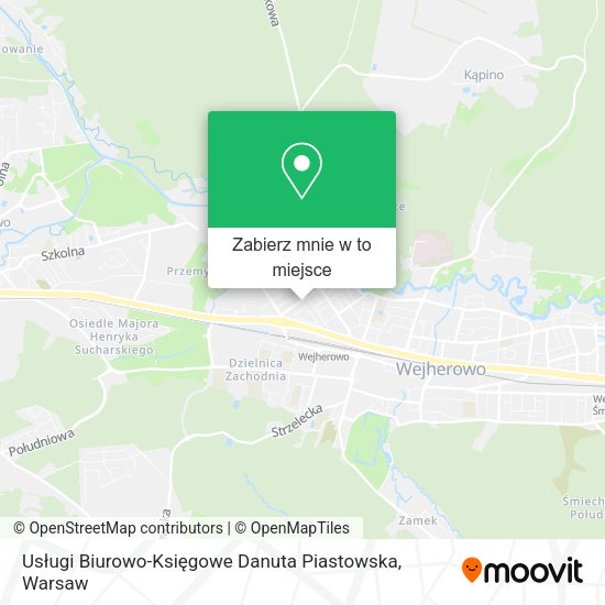 Mapa Usługi Biurowo-Księgowe Danuta Piastowska