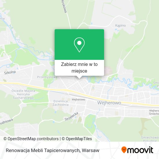 Mapa Renowacja Mebli Tapicerowanych