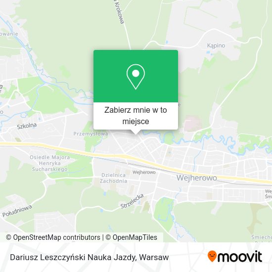 Mapa Dariusz Leszczyński Nauka Jazdy