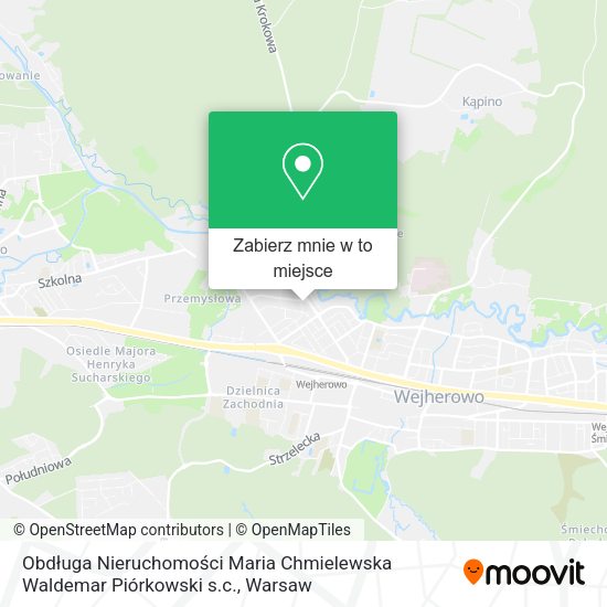 Mapa Obdługa Nieruchomości Maria Chmielewska Waldemar Piórkowski s.c.