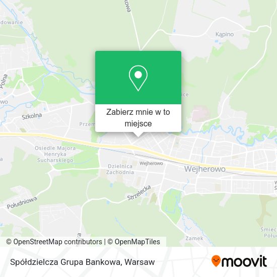 Mapa Spółdzielcza Grupa Bankowa