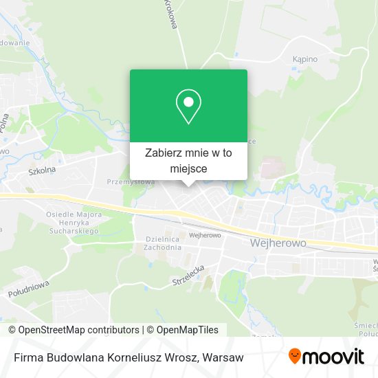 Mapa Firma Budowlana Korneliusz Wrosz