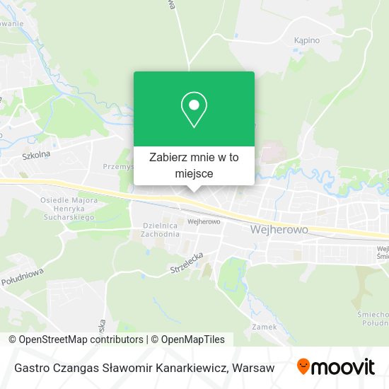 Mapa Gastro Czangas Sławomir Kanarkiewicz