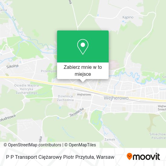 Mapa P P Transport Ciężarowy Piotr Przytuła