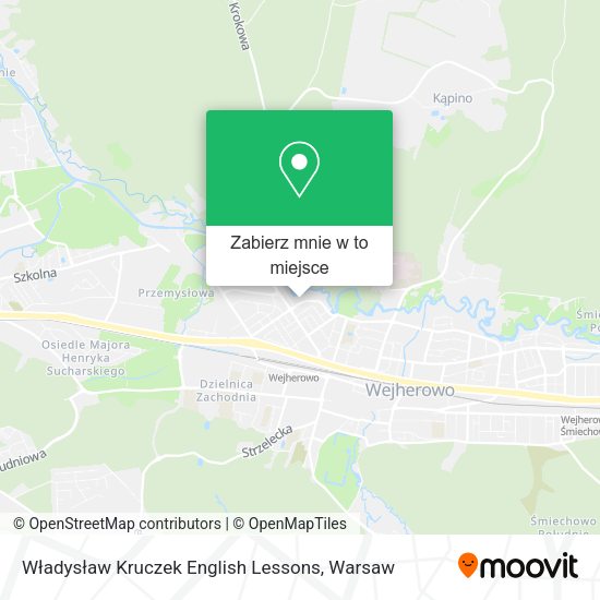 Mapa Władysław Kruczek English Lessons