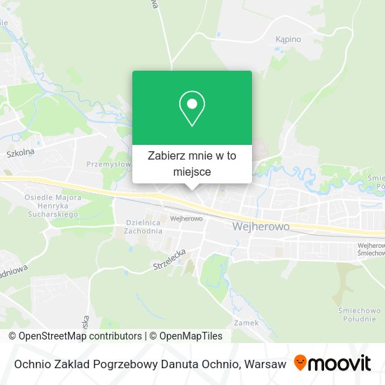 Mapa Ochnio Zaklad Pogrzebowy Danuta Ochnio