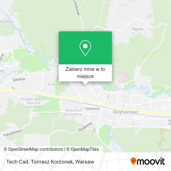 Mapa Tech Cad. Tomasz Korzonek