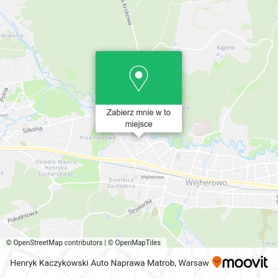 Mapa Henryk Kaczykowski Auto Naprawa Matrob