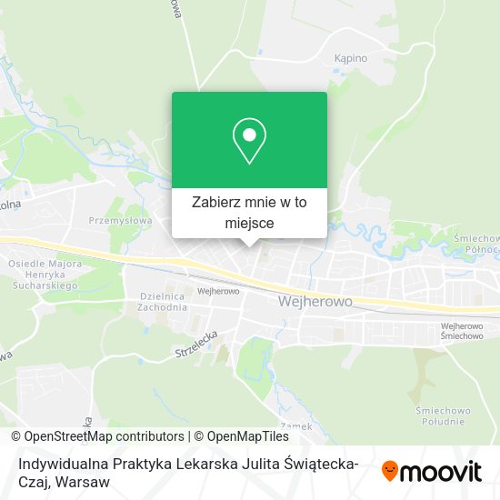 Mapa Indywidualna Praktyka Lekarska Julita Świątecka-Czaj