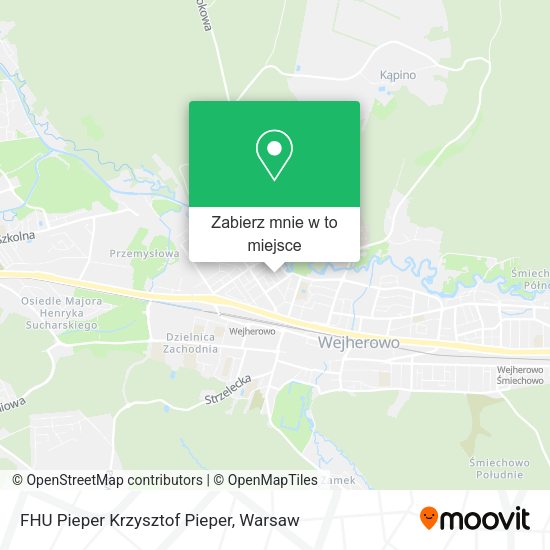 Mapa FHU Pieper Krzysztof Pieper