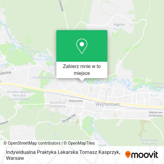 Mapa Indywidualna Praktyka Lekarska Tomasz Kasprzyk