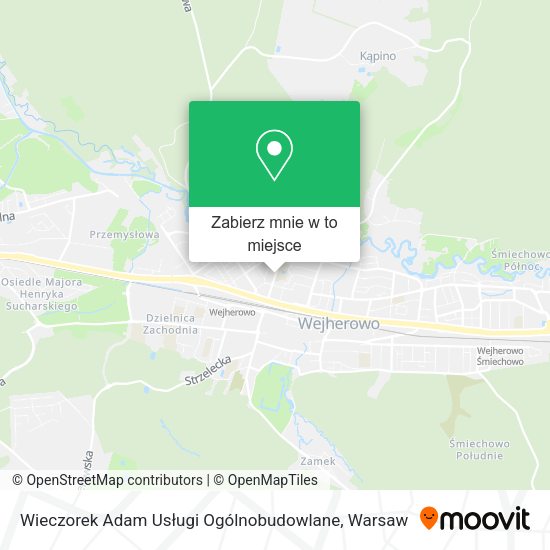 Mapa Wieczorek Adam Usługi Ogólnobudowlane