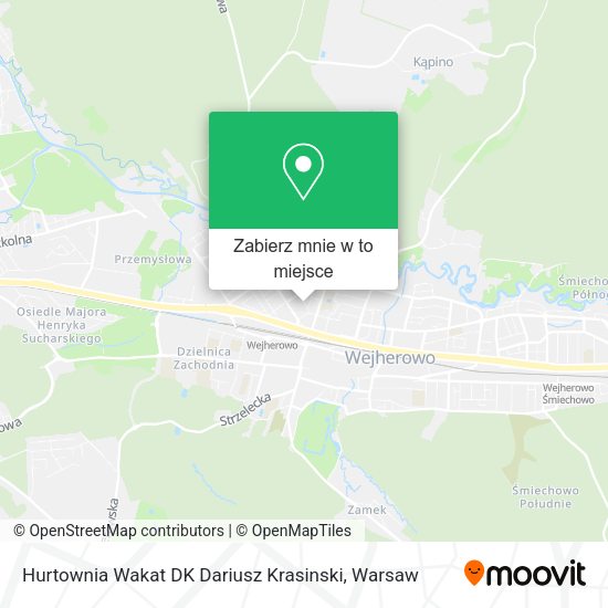 Mapa Hurtownia Wakat DK Dariusz Krasinski