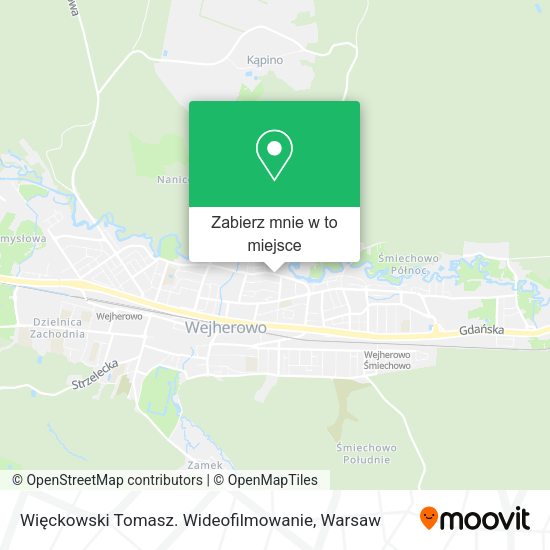 Mapa Więckowski Tomasz. Wideofilmowanie