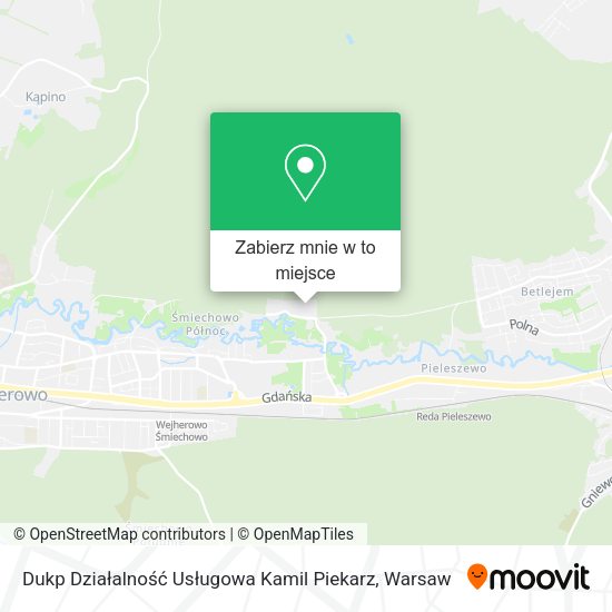 Mapa Dukp Działalność Usługowa Kamil Piekarz