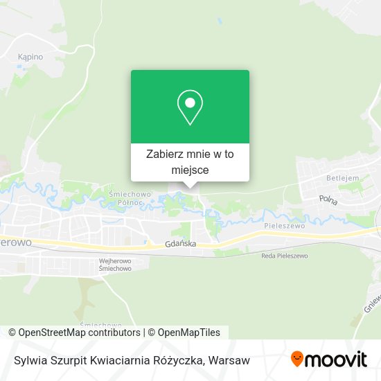 Mapa Sylwia Szurpit Kwiaciarnia Różyczka