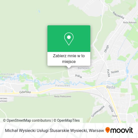 Mapa Michał Wysiecki Usługi Ślusarskie Wysiecki