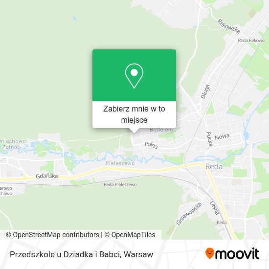 Mapa Przedszkole u Dziadka i Babci