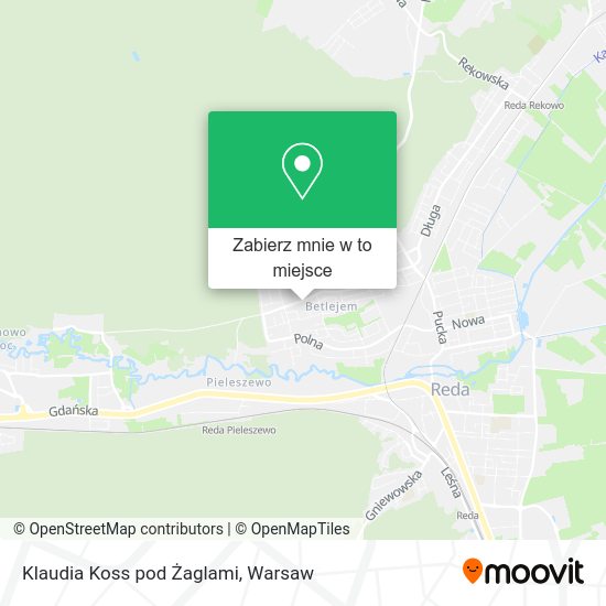 Mapa Klaudia Koss pod Żaglami