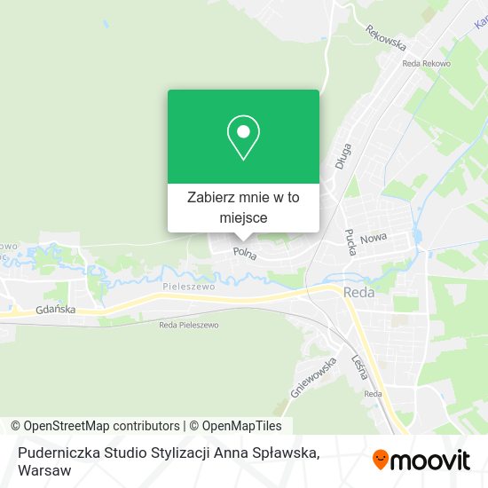 Mapa Puderniczka Studio Stylizacji Anna Spławska