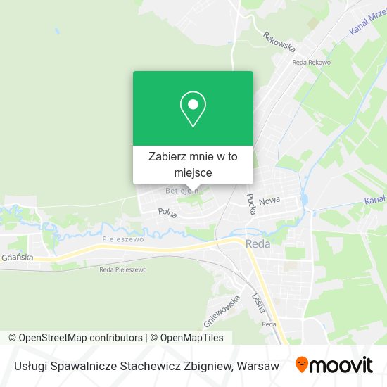 Mapa Usługi Spawalnicze Stachewicz Zbigniew