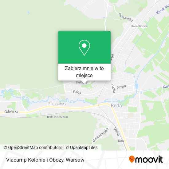 Mapa Viacamp Kolonie i Obozy