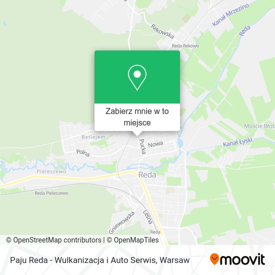 Mapa Paju Reda - Wulkanizacja i Auto Serwis