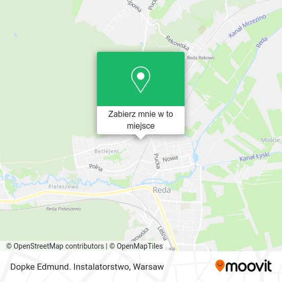 Mapa Dopke Edmund. Instalatorstwo