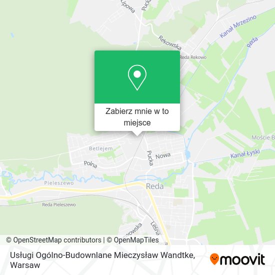 Mapa Usługi Ogólno-Budownlane Mieczysław Wandtke