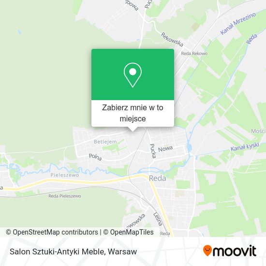 Mapa Salon Sztuki-Antyki Meble