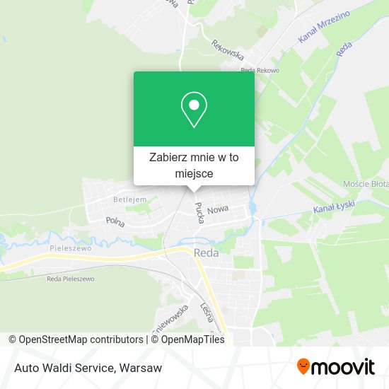 Mapa Auto Waldi Service