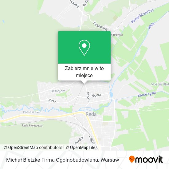 Mapa Michał Bietzke Firma Ogólnobudowlana