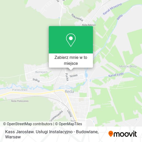 Mapa Kass Jarosław. Usługi Instalacyjno - Budowlane