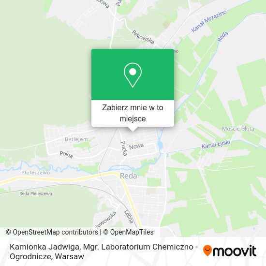 Mapa Kamionka Jadwiga, Mgr. Laboratorium Chemiczno - Ogrodnicze