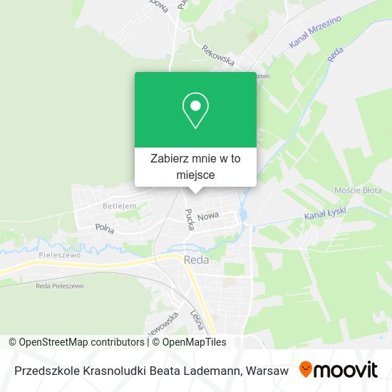 Mapa Przedszkole Krasnoludki Beata Lademann