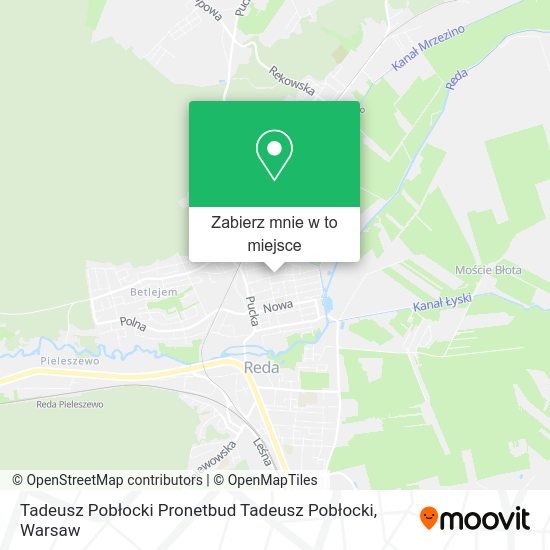 Mapa Tadeusz Pobłocki Pronetbud Tadeusz Pobłocki