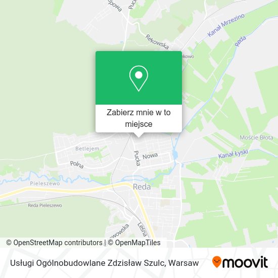 Mapa Usługi Ogólnobudowlane Zdzisław Szulc